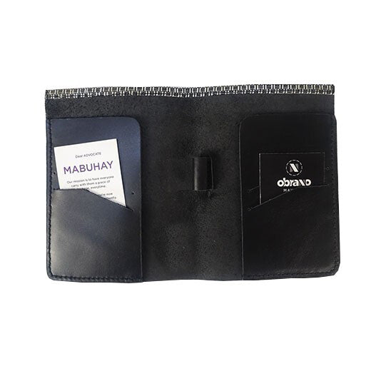 Obrano Passport Holder - Black