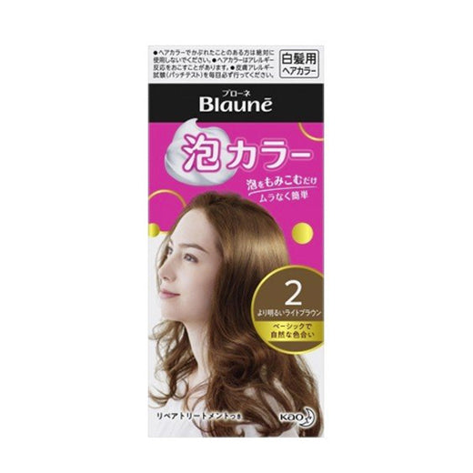 Kao Blaune Foam Color 2 Light Brown 108mL