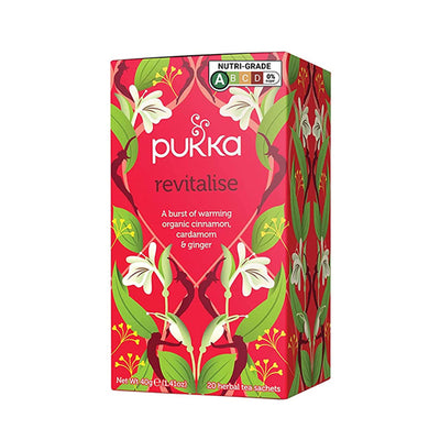 Pukka Revitalise Organic Herbal Tea 20'sx1.41oz