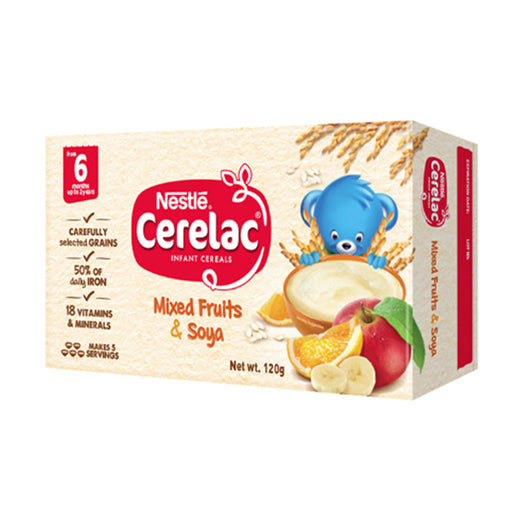 Cerelac Mixed Fruits & Soya 120g