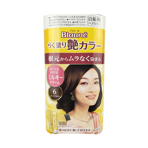 Kao Blaune Hair Color - #6 Dark Brown