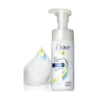 Dove 3 In Make Up Dropped Foam Cleanser Facial Wash 135ml