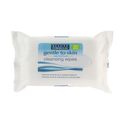 Beauty Formulas Gentle To Skin Sensitive Cleansing Wipes 30's