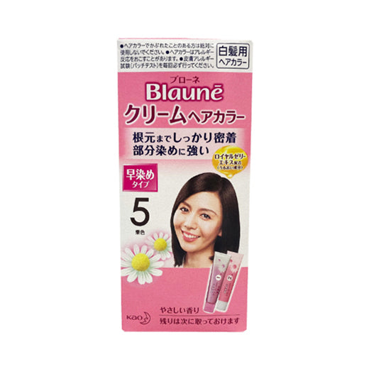Kao Blaune Brown Cream Hair Color 5 Maroon