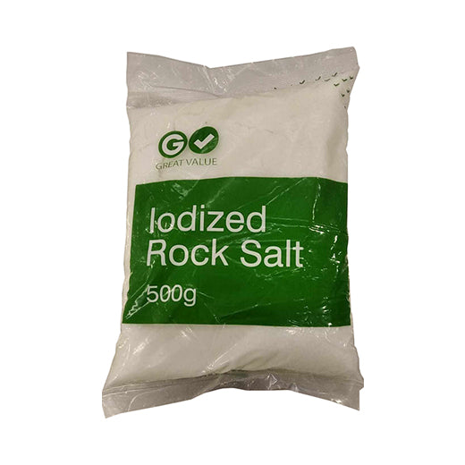 Great Value Iodized Rock Salt 500g