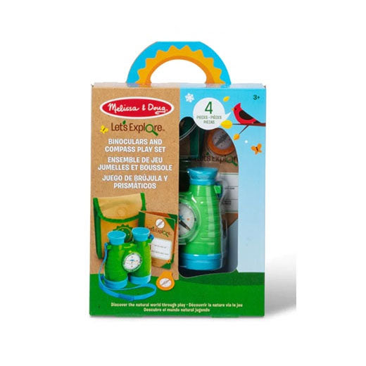 Melissa & Doug Let's Explore Binoculars & Compass Play Set