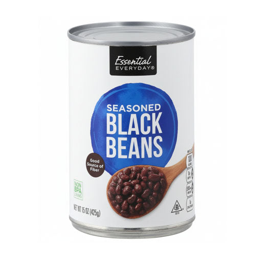 Essential Everyday Black Beans 425g