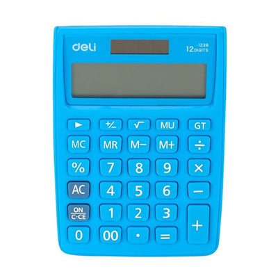 Deli Rio Calculator Assorted Color 1238