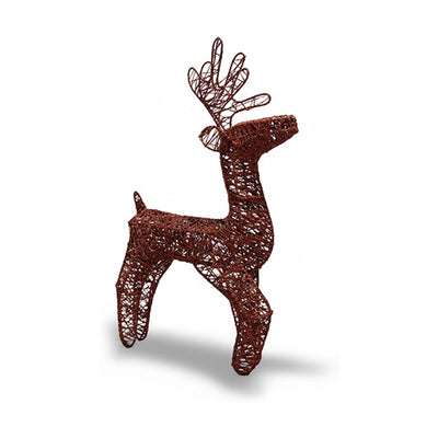 Reindeer Wire 32 x 20cm - Red