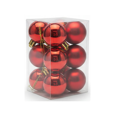 Christmas Balls Matte & Shiny 4CM 12pcs