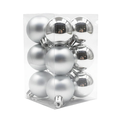Christmas Balls Matte and Shiny 4CM 12pcs