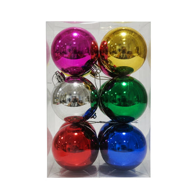 Christmas Balls Shiny Multicolor 7CM 12pcs