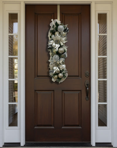 Christmas Garland White/Silver