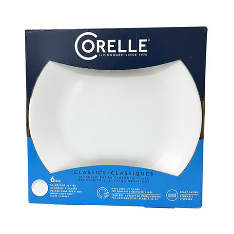 Corelle Vitrelle Classics 6 pcs Salad/Side Plates 8.5 Inches