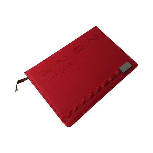 2024 Time Diary Planner - Red