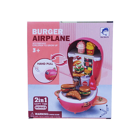 Burger Airplane Food Playset