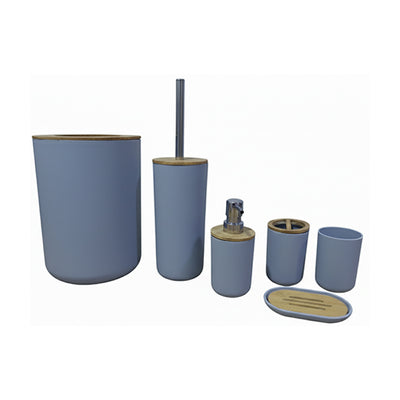 Bathroom Set 6 pcs - Gray