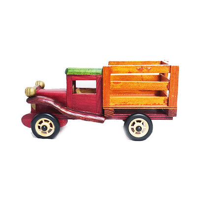 Wooden Truck Figurine 21cm - B