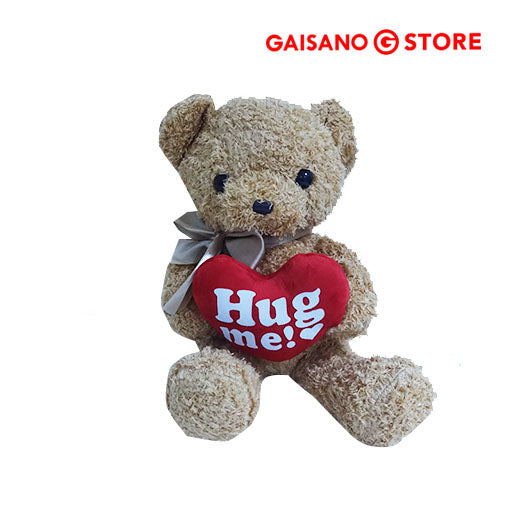 Teddy Bear Stuffed Toy Hug Me Heart 38cm