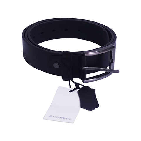 Hombre Men's Belt Cow Leather Brown 4cm