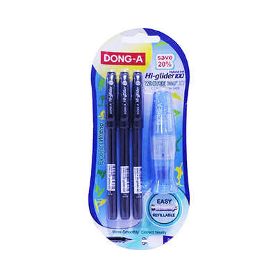 Dong-A Pen and Correction Tape Set