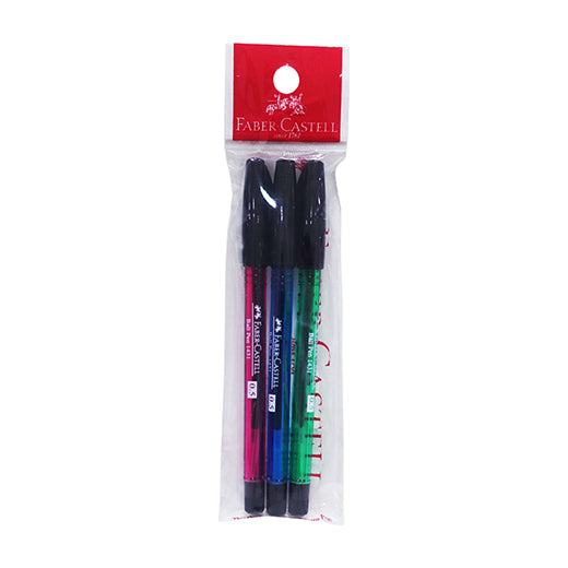 Faber Castell Black Ballpen Set 3pcs