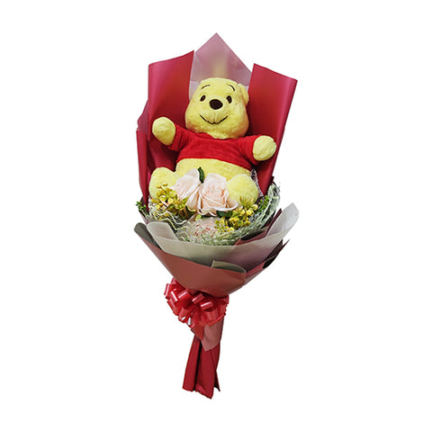 Winnie the Pooh and Flower Gift Set
