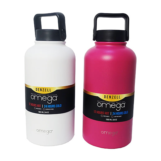 Omega Denzell Double Wall Stainless Steel Bottle 1900ML