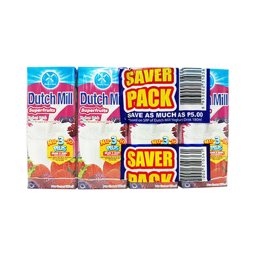 Dutchmill Superfruits 180ml 4s Saver Pack