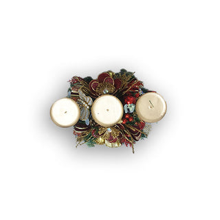 Christmas 3W Spike Candle Holder Red CPZ