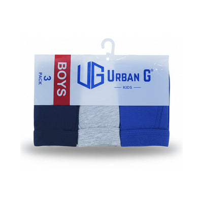URBAN G Kids 3 in 1 Brief Colored