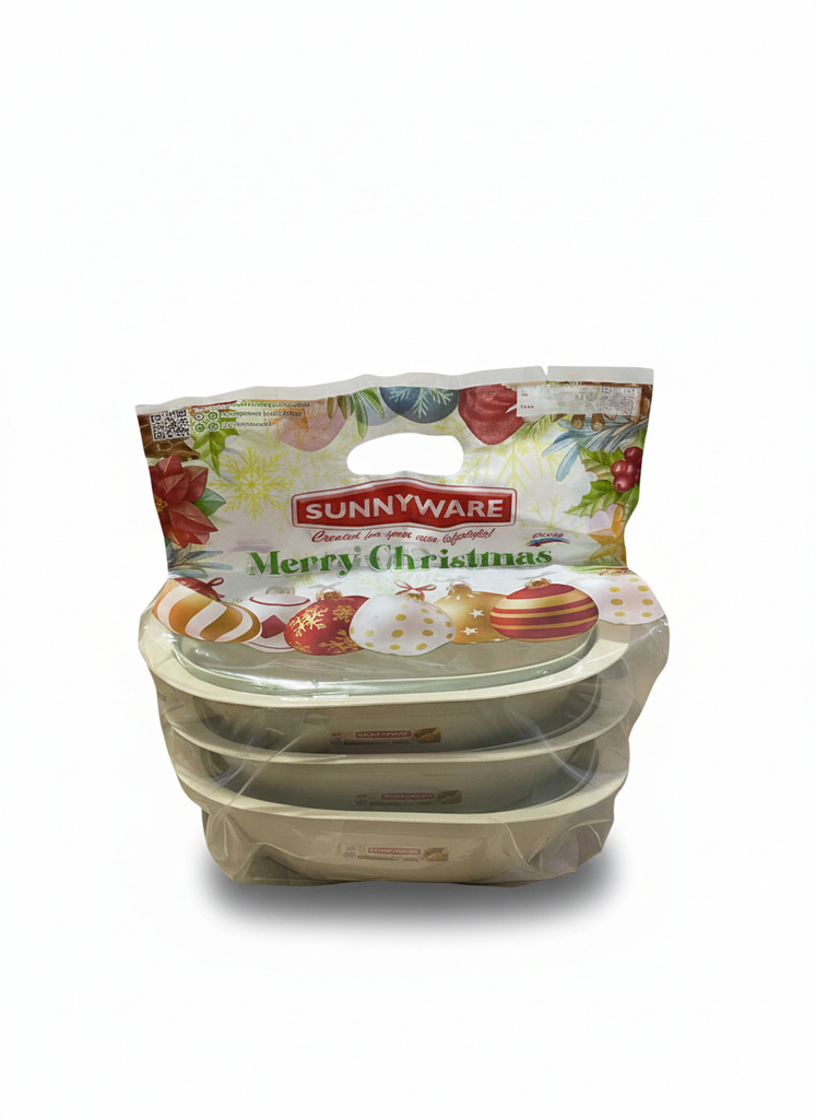 Sunnyware  Food Storage Set 12" x 8.5 (3pcs)