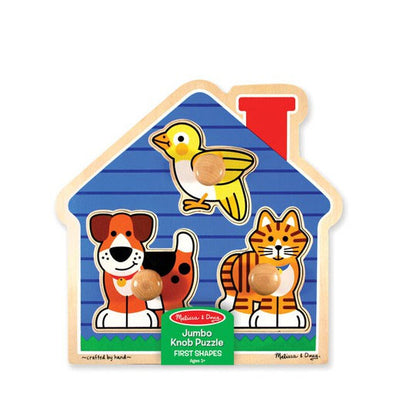 Melissa & Doug Jumbo Knob Puzzles - House Pets
