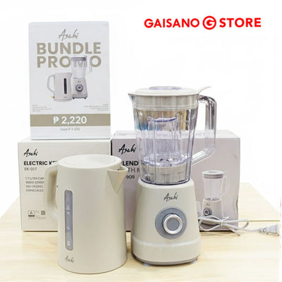Asahi Electric Kettle and Blender Promo Bundle