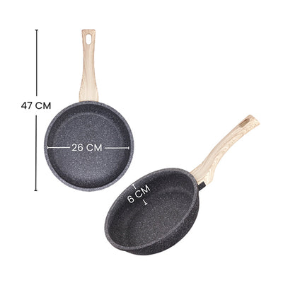 Shogun Japan Granite Particles Frypan 28cm
