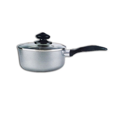 Lifestyle Non-Stick Sauce Pan with Glass Lid 16cm
