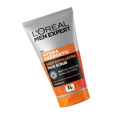 Loreal Paris Men Expert Hydra Energetic Deep Exfoliating Face Scrub XL Size 150ml