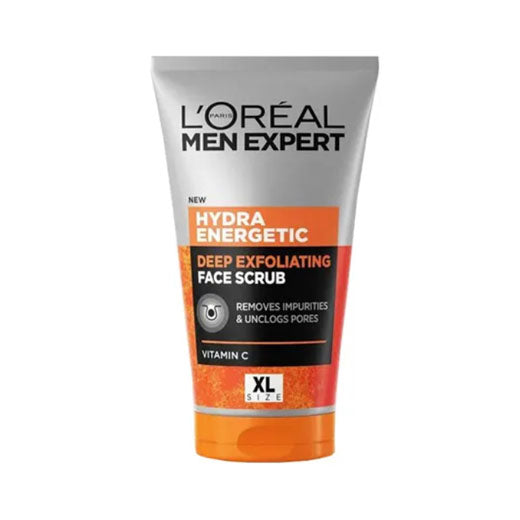 Loreal Paris Men Expert Hydra Energetic Deep Exfoliating Face Scrub XL Size 150ml