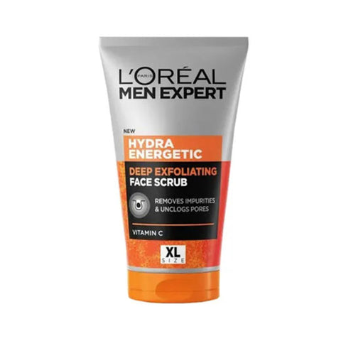 Loreal Paris Men Expert Hydra Energetic Deep Exfoliating Face Scrub XL Size 150ml