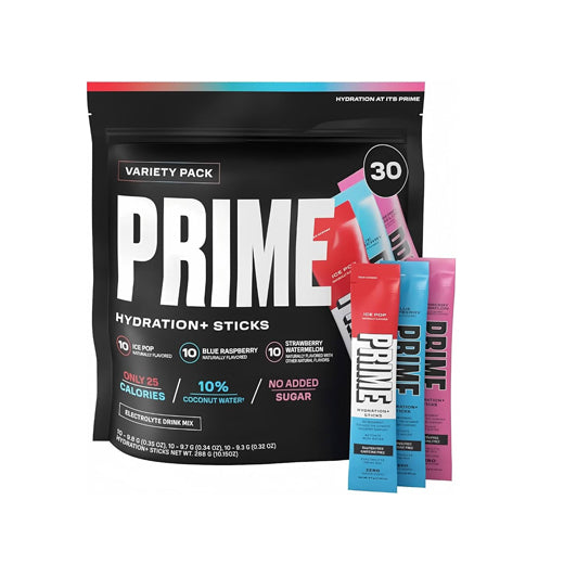 PRIME HYDRATION STICKS ENERGY DRINK MIX 30PACK 280G