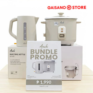 Asahi Electric Kettle and Rice Cooker Promo Bundle
