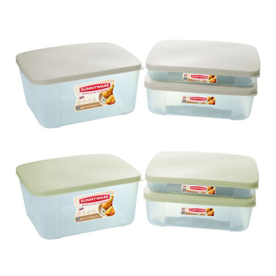 Sunnyware Urban Gourmet Food Storage 3pc Set Container