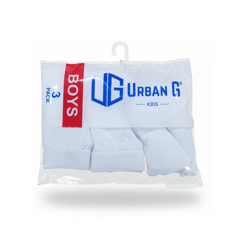 URBAN G Kids 3 in 1 Brief White