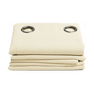 Blackout Grommet Curtain Cream 5ft