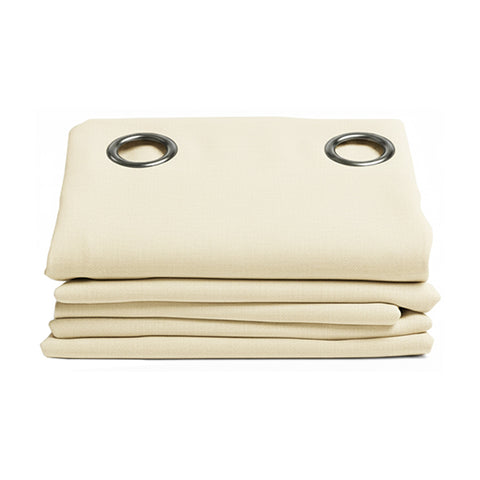 Blackout Grommet Curtain Cream 5ft