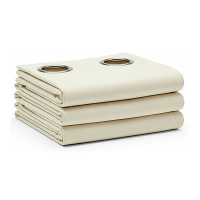 Blackout Grommet Curtain Cream 5ft