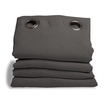 Blackout Grommet Curtain Dark Gray 7ft