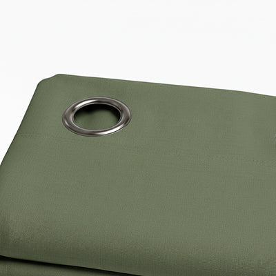 Blackout Grommet Curtain Green 7ft