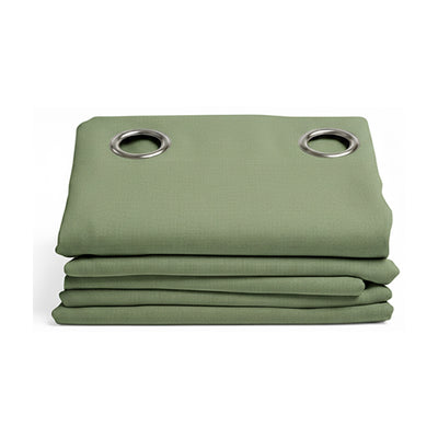 Blackout Grommet Curtain Green 7ft
