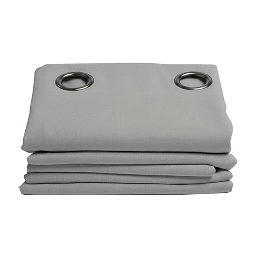 Blackout Grommet Curtain Gray 7ft